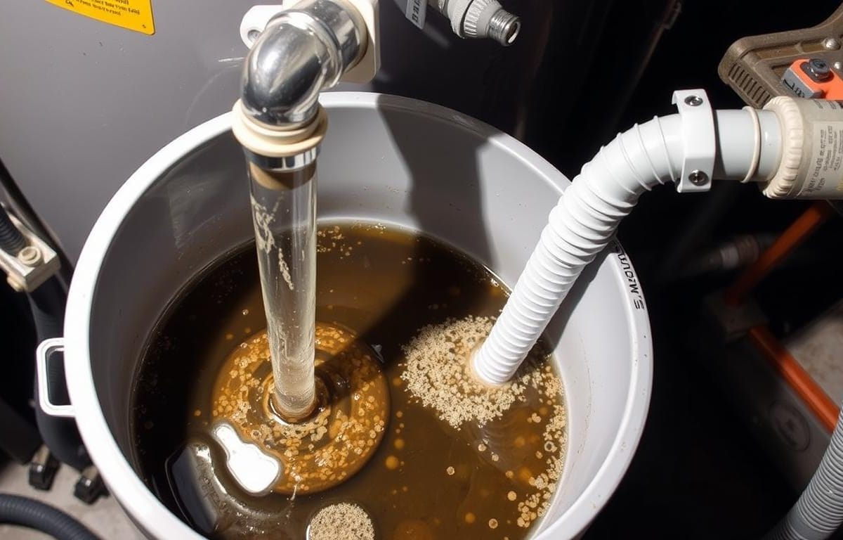 how to remove sediment from water heater