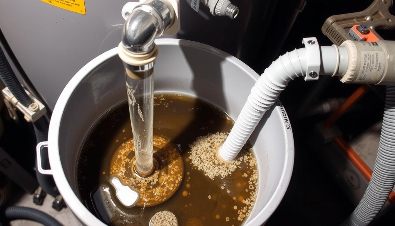 how to remove sediment from water heater