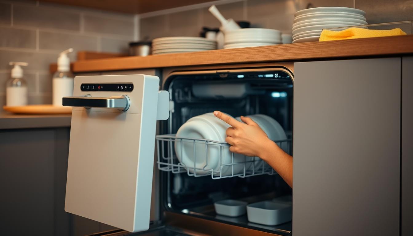 how to reset dishwasher