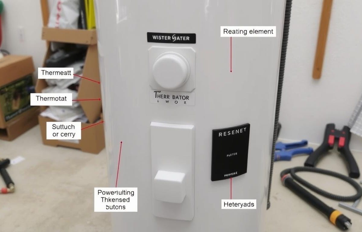 how to reset electric water heater