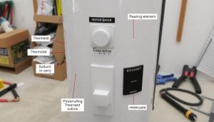 how to reset electric water heater