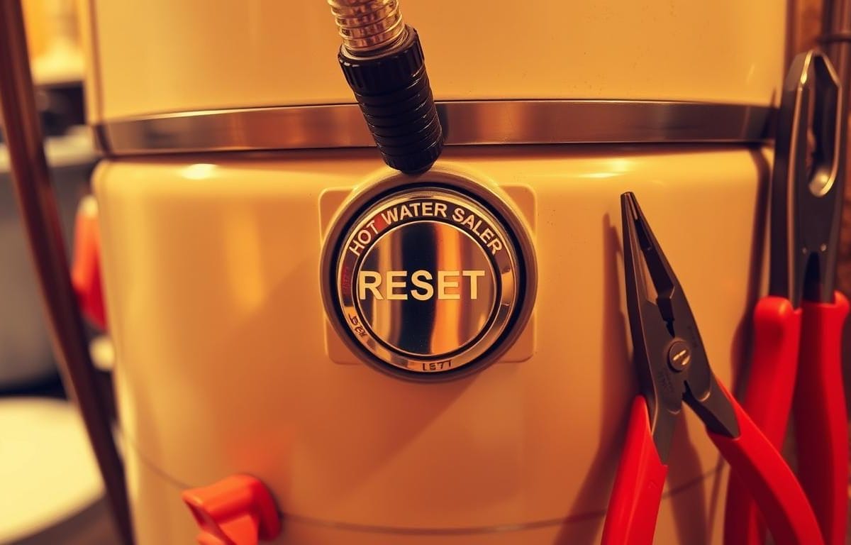how to reset hot water heater