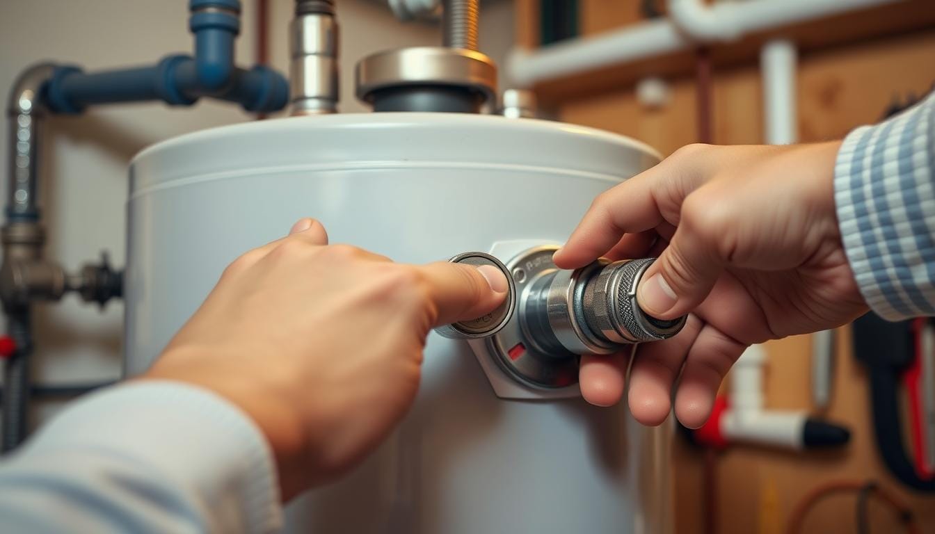 how to shut off water heater
