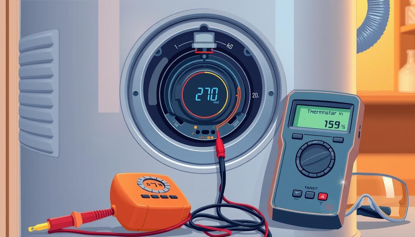how to test water heater thermostat