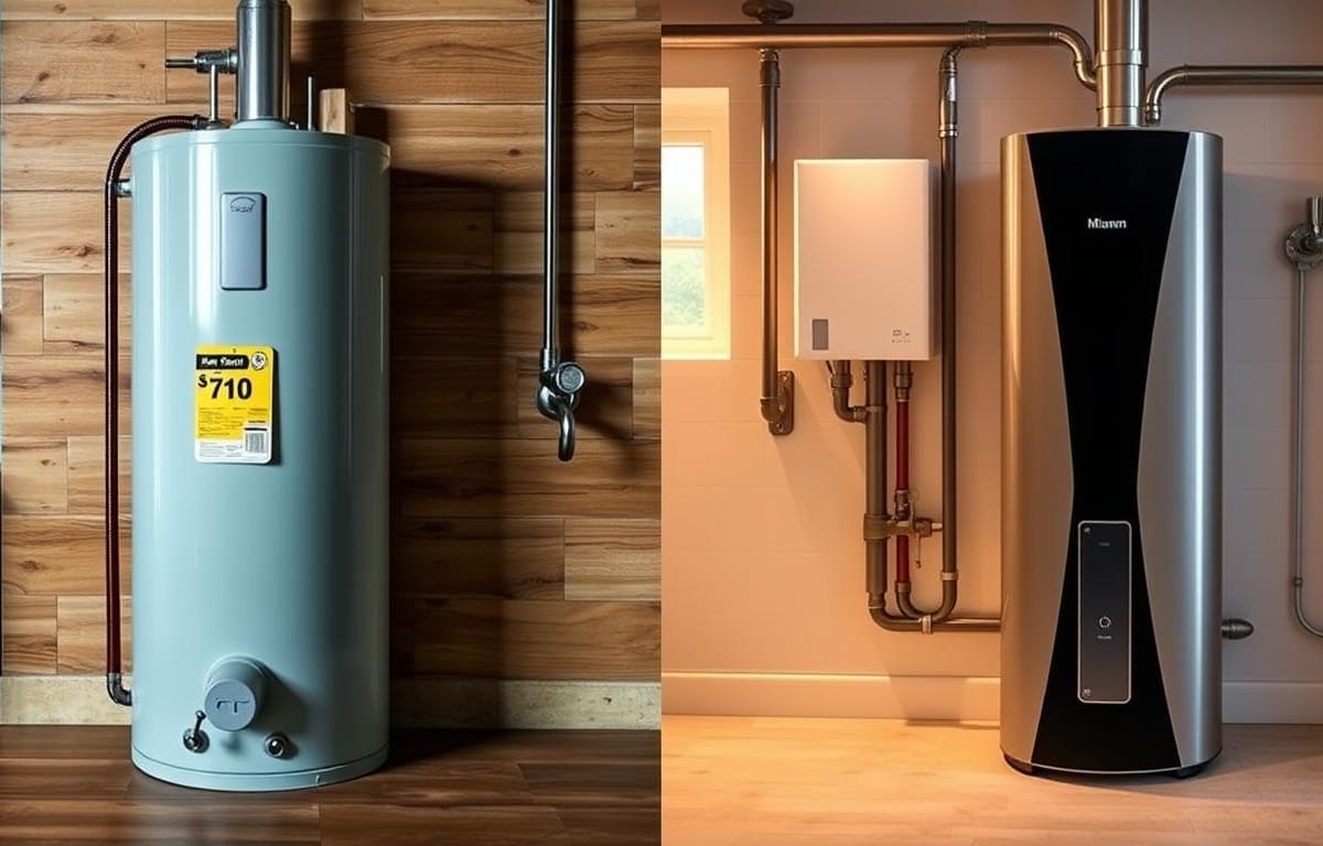 Comparing tank vs tankless cost