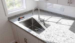 DIY undermount sink installation for kitchens