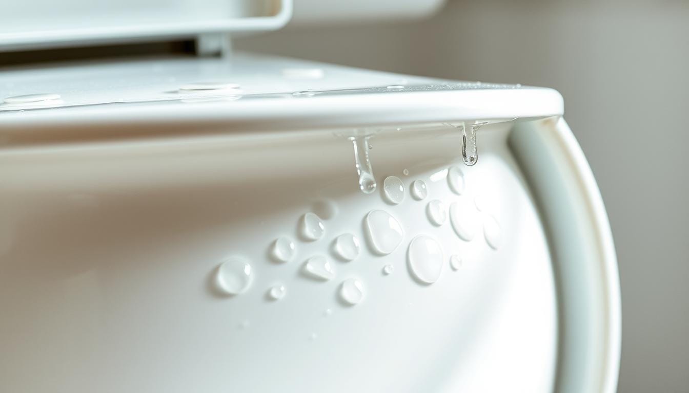 Dealing with toilet tank condensation