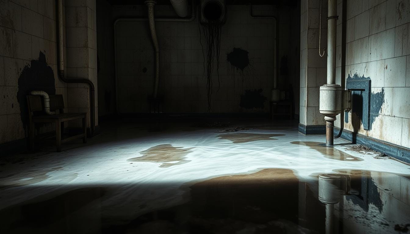 Detecting early signs of a sewage backup