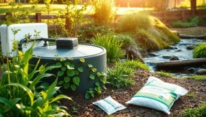 Eco-friendly cleaning products for septic tanks