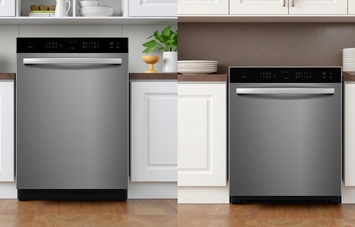 Front-control vs top-control dishwashers