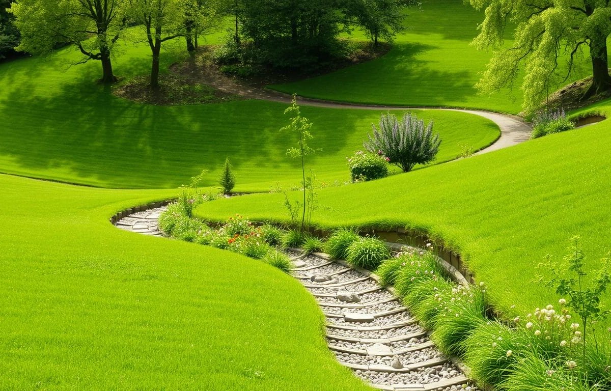 How to landscape over a drain field