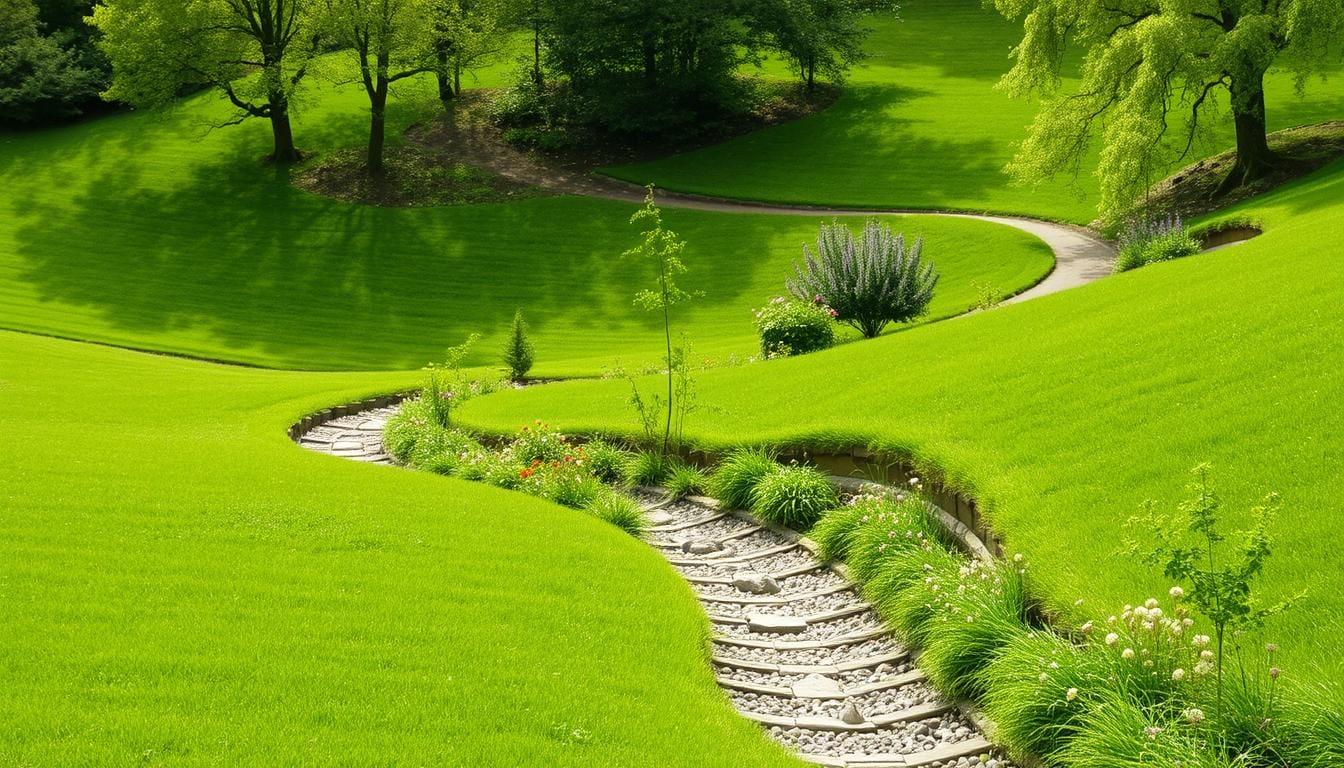 How to landscape over a drain field