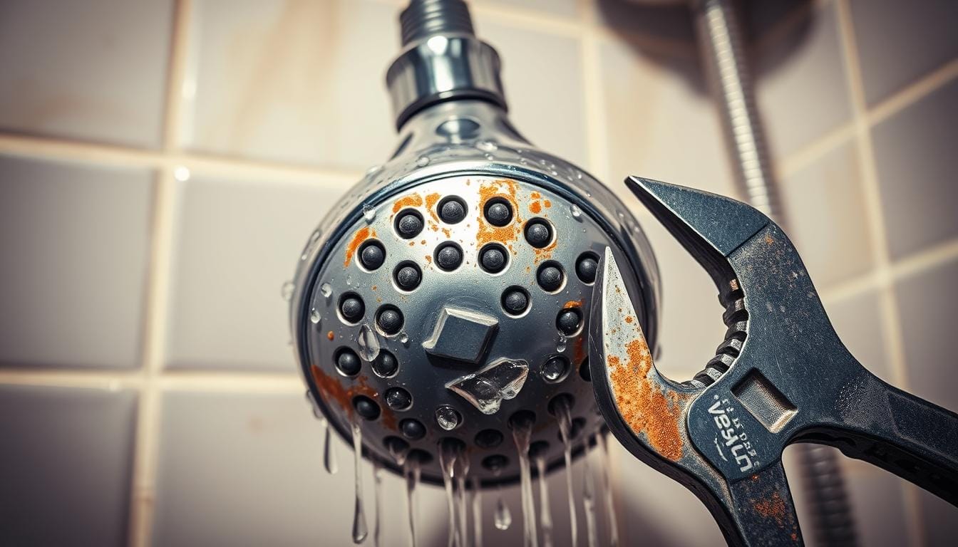How to remove a shower head that is stuck