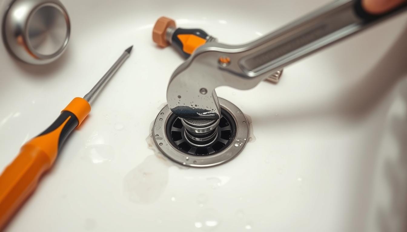 How to remove a tub drain