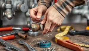 Repairing pipe threads step-by-step