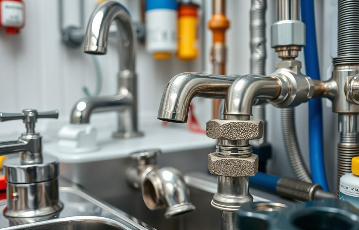 Securing plumbing fixtures to prevent leaks