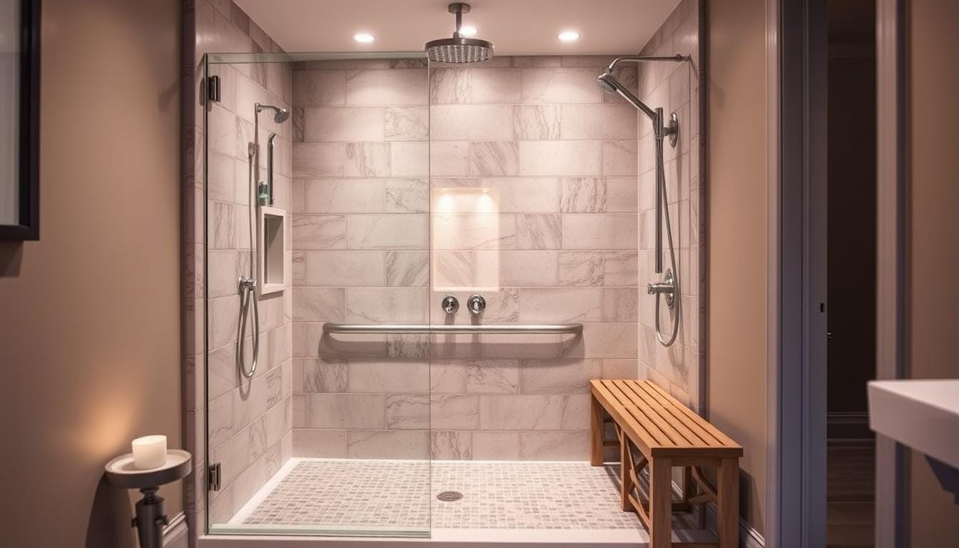 Walk-in showers for seniors