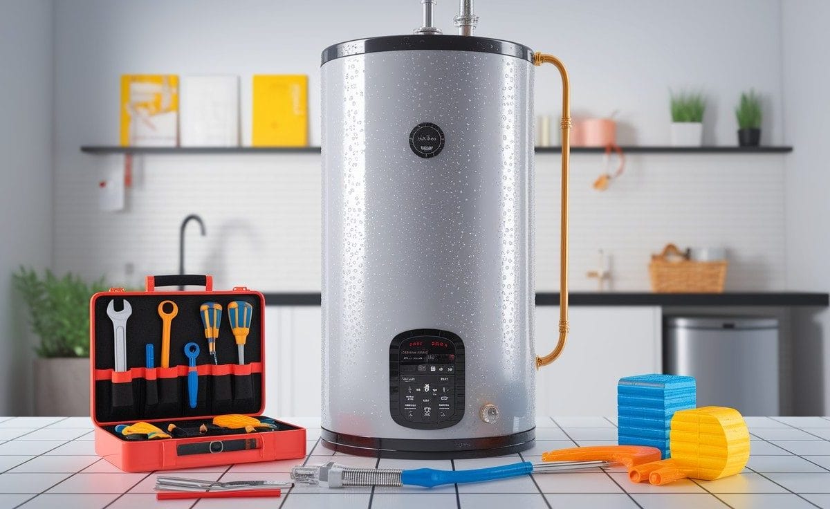 how to stop water heater condensation